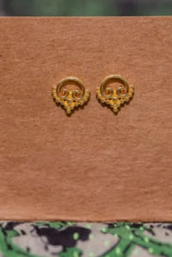 Sale Gold Ikat Point Studs Studs And Hoops|Earrings