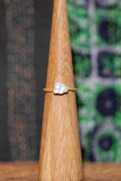 Fashion Gold Mother of Pearl Cloud Ring Rings