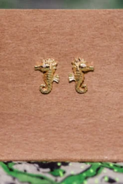 Best Gold Seahorse Studs Earrings