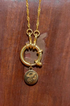 Online Gold Solar System Pendant Necklaces And Pendants