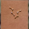 Sale Gold Squiggle Studs Studs And Hoops|Earrings