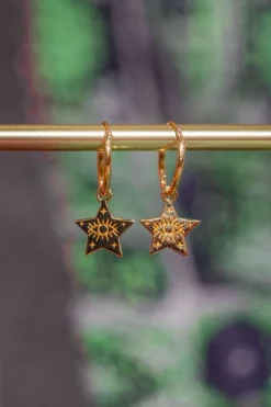 Best Gold Star Eye Hoops Studs And Hoops|Earrings