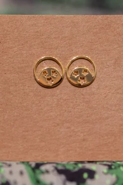 Online Gold Star Moon Studs Studs And Hoops|Earrings