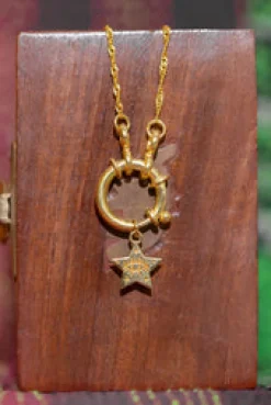Discount Gold Starry Eye Pendant Necklaces And Pendants