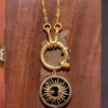 Outlet Gold Sun Flame Pendant Necklaces And Pendants
