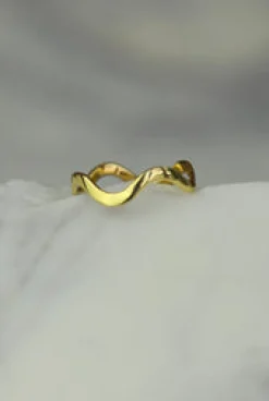 Sale Gold Wave Ring Rings