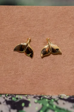 Best Gold Whale Tail Studs Studs And Hoops|Earrings