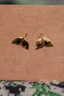Best Gold Whale Tail Studs Studs And Hoops|Earrings