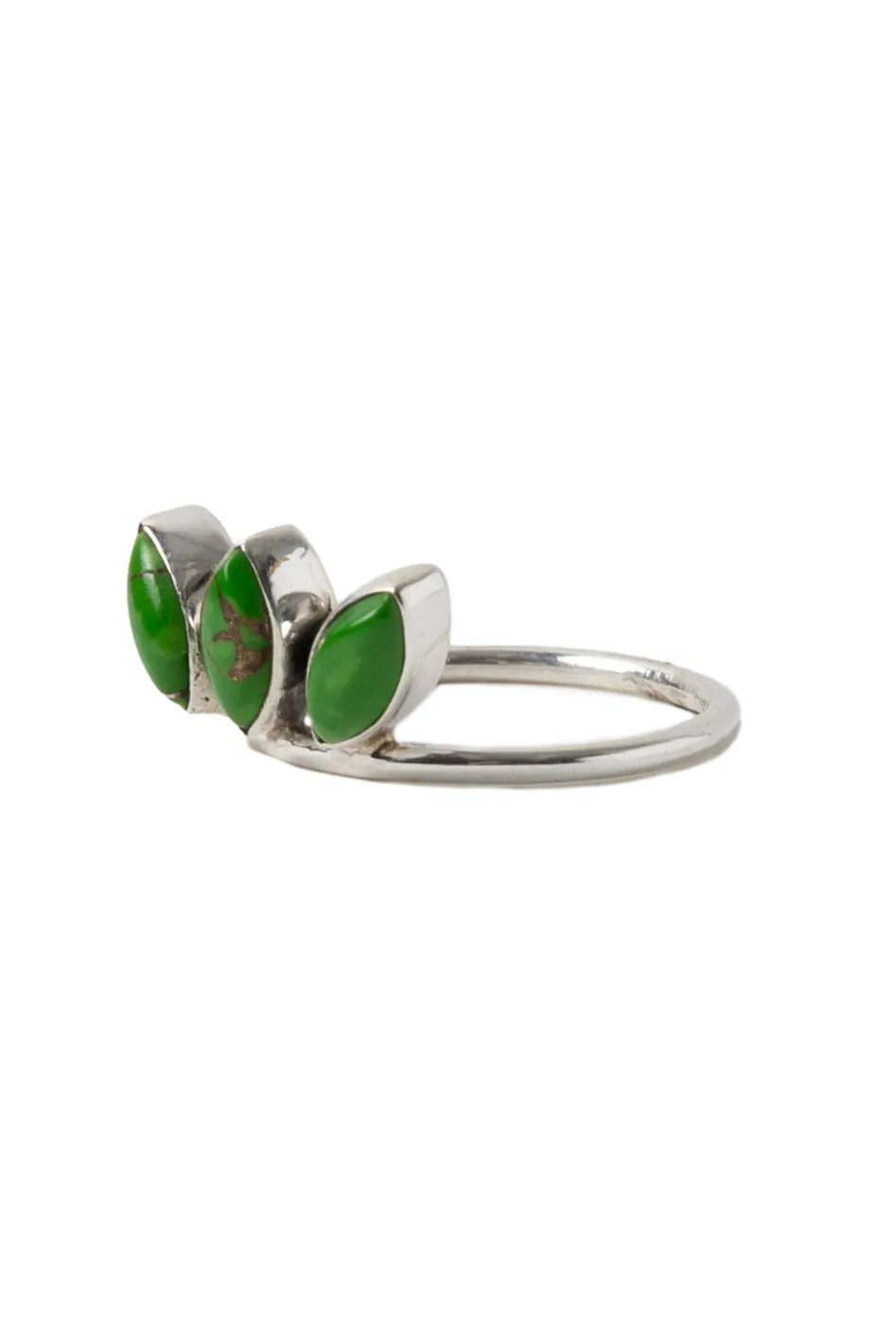 Fashion Green Turquoise Gil Ring Rings