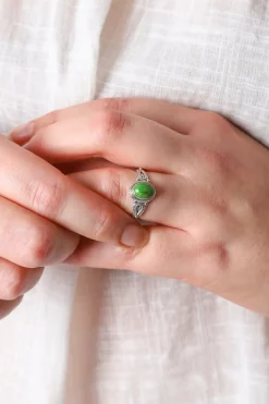 Fashion Green Turquoise Jacinta Ring Rings