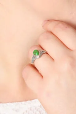 Fashion Green Turquoise Jacinta Ring Rings