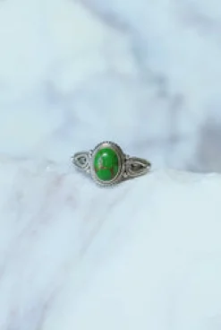 Fashion Green Turquoise Jacinta Ring Rings