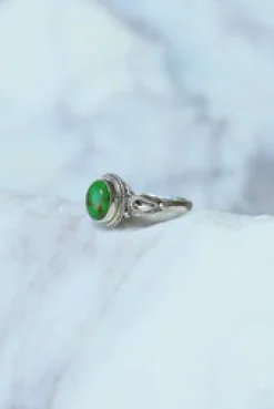 Fashion Green Turquoise Jacinta Ring Rings