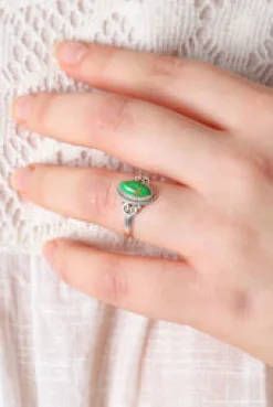 Online Green Turquoise Yasmin Marquise Ring Rings