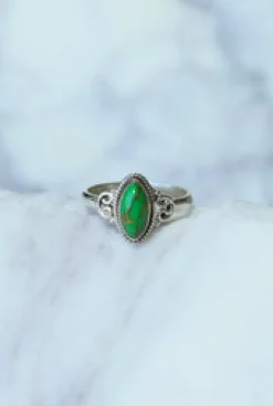 Online Green Turquoise Yasmin Marquise Ring Rings