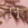 Online Heart Charm Drops Studs And Hoops|Earrings