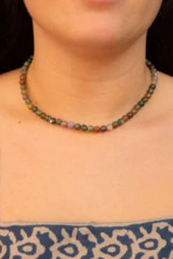 Clearance Indian Agate Beaded Necklace Fashion Jewellery|Necklaces And Pendants