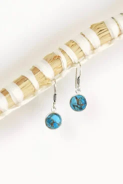 Best Irma Blue Copper Turquoise Earrings Earrings