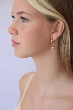 Discount Jali Gold Hoops Studs And Hoops|Earrings