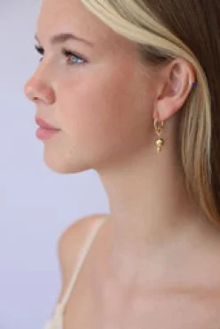 Discount Jali Gold Hoops Studs And Hoops|Earrings