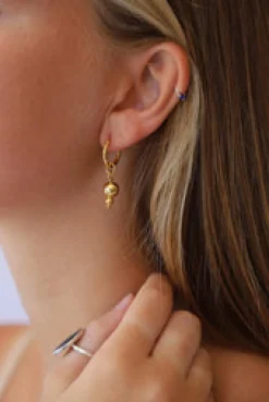 Discount Jali Gold Hoops Studs And Hoops|Earrings