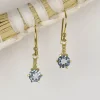 Fashion Kian Blue Topaz Earrings Earrings