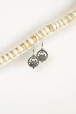 Online Labradorite Cora Ornate Earrings Earrings