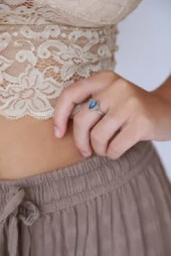 Clearance Labradorite Yasmin Marquise Ring Rings