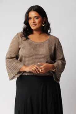 Hot Lattice Top Tops & Shirts