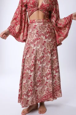 Clearance Long Monday Sunday Wrap Skirt Skirts