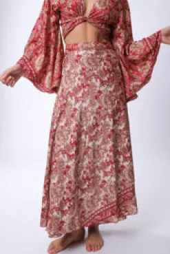 Clearance Long Monday Sunday Wrap Skirt Skirts