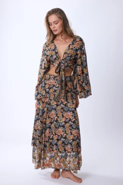 New Long Sunday Monday Wrap Skirt Skirts