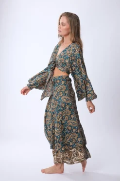 Online Long Sunday Monday Wrap Skirt Skirts