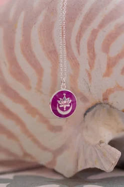 Online Lotus Crescent Necklace Necklaces And Pendants