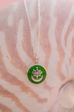 Online Lotus Crescent Necklace Necklaces And Pendants