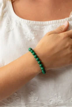 Hot Malachite Beaded Bracelet Fashion Jewellery|Bangles & Bracelets