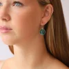 Best Malachite Round Faceted Drops Earrings