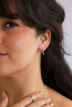 Clearance Marinela Silver Hoops Earrings