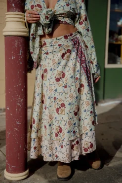 Fashion Midi Sunday Monday Wrap Skirt Skirts