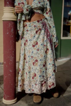 Fashion Midi Sunday Monday Wrap Skirt Skirts
