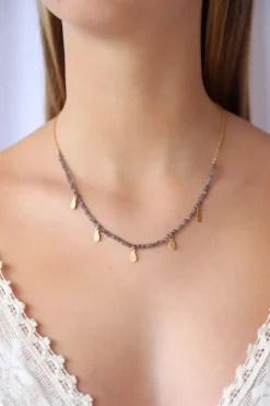 Sale Monalisa Necklace with Gold Charms Necklaces And Pendants