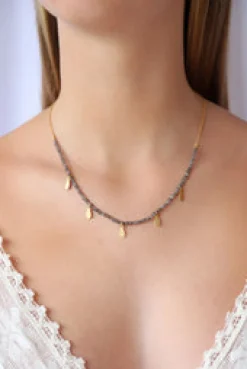 Sale Monalisa Necklace with Gold Charms Necklaces And Pendants