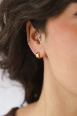 Best Monti Gold Huggies Studs And Hoops|Earrings