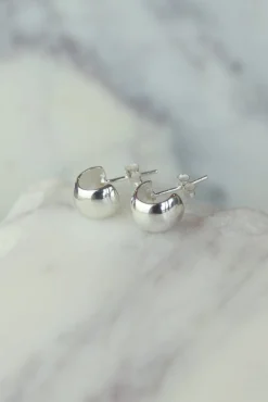 Best Monti Silver Huggies Studs And Hoops|Earrings