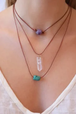 Fashion Mystic Three Stone Necklace Fashion Jewellery