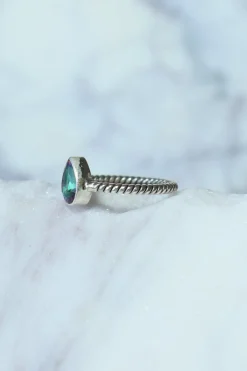 Fashion Mystic Topaz Cruz Ring Rings