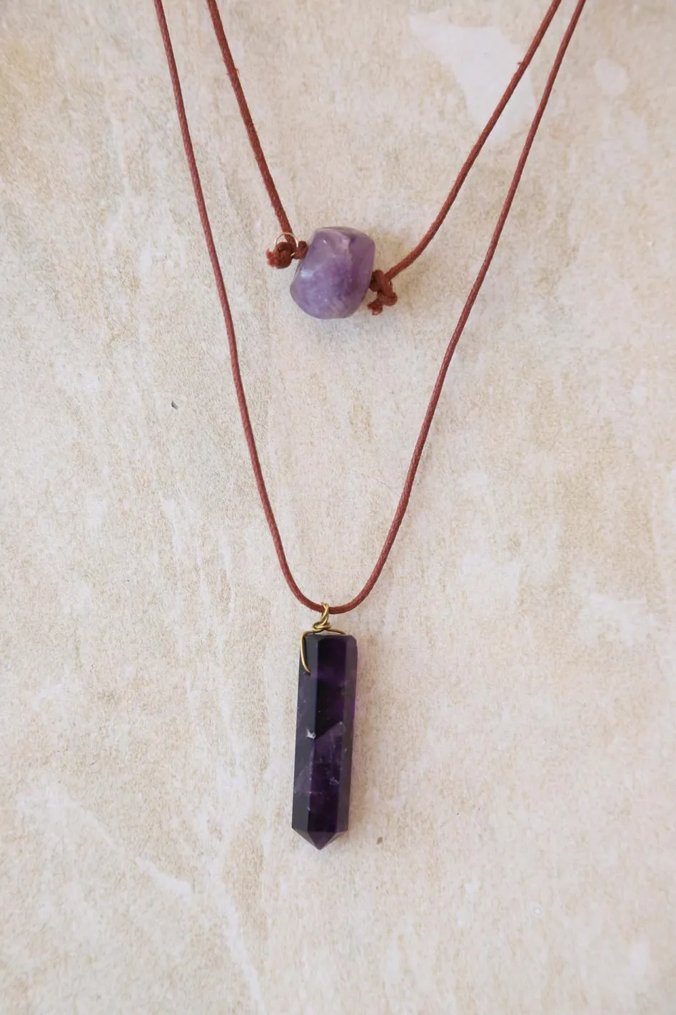 Fashion Mystic Two Stone Necklace Fashion Jewellery