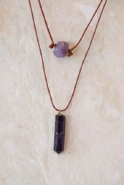 Fashion Mystic Two Stone Necklace Fashion Jewellery