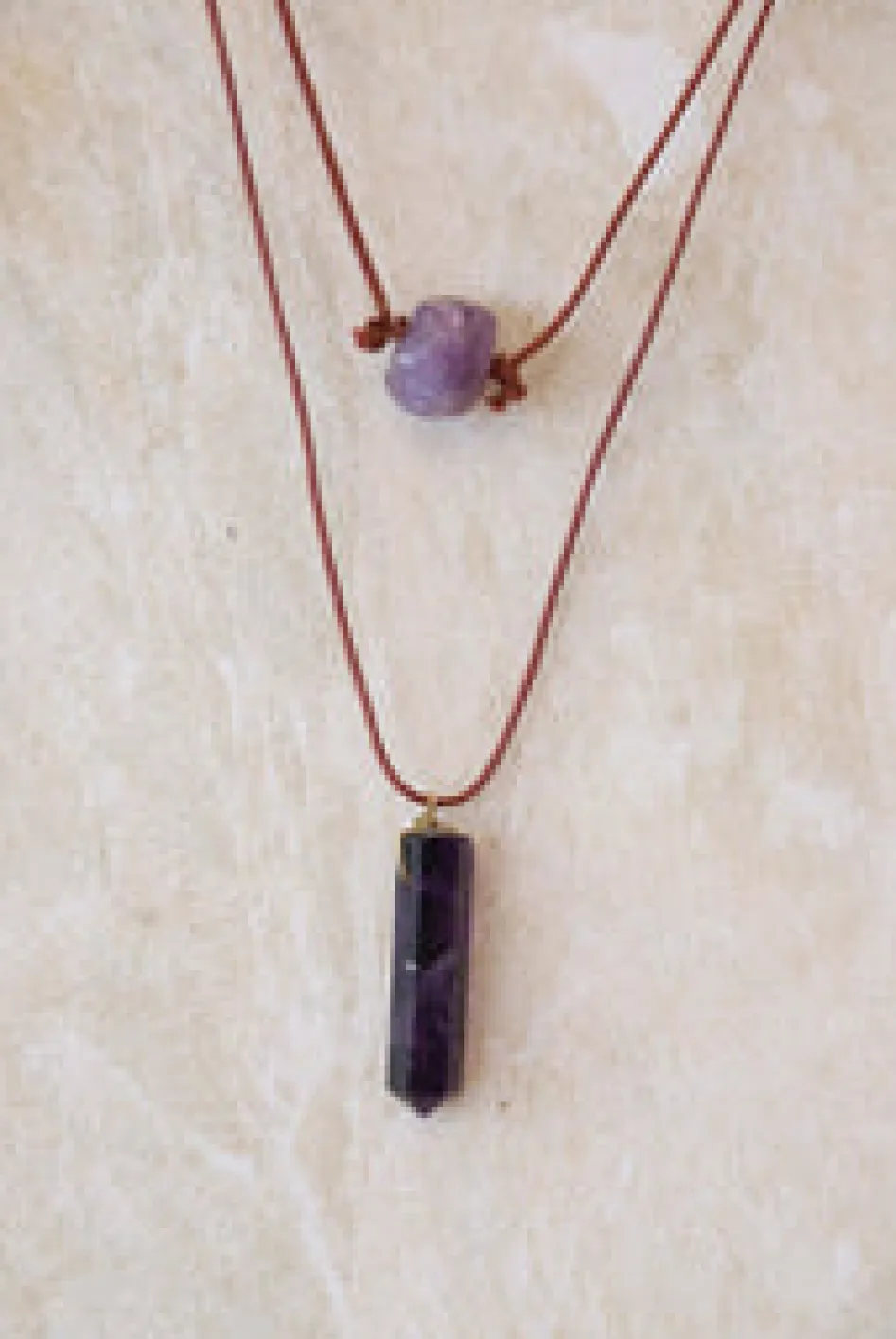 Fashion Mystic Two Stone Necklace Fashion Jewellery
