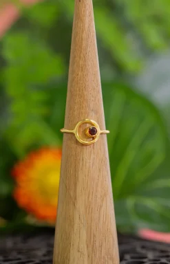 Fashion Nari Garnet Ring Rings